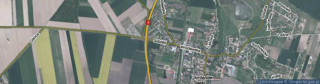 Zdjęcie satelitarne Sobótki ul.